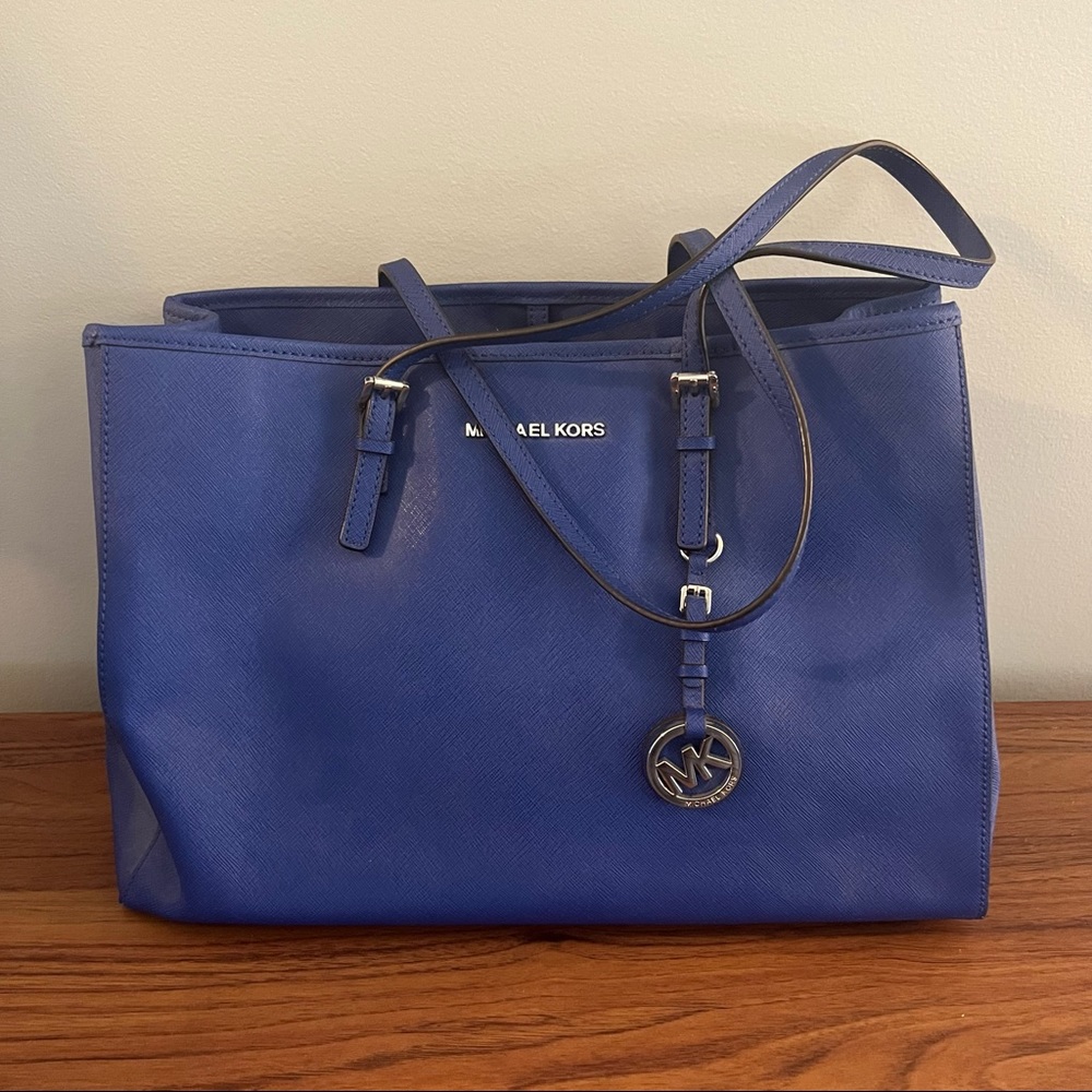 Royal Blue Michael Kors Large Bag
